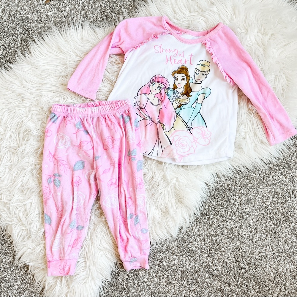 Disney Princess 2 Piece Pajama Set 3T